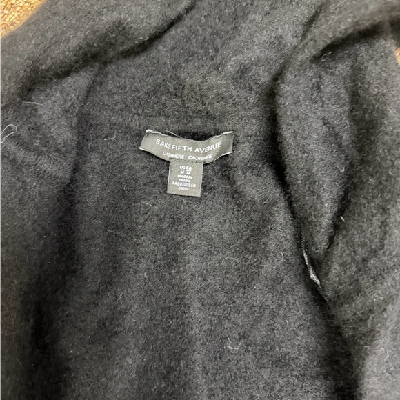 Saks Fifth Avenue Black Track Pants & Jacket Set - Picture 3 of 4